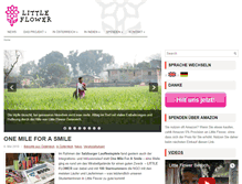 Tablet Screenshot of littleflower-india.org